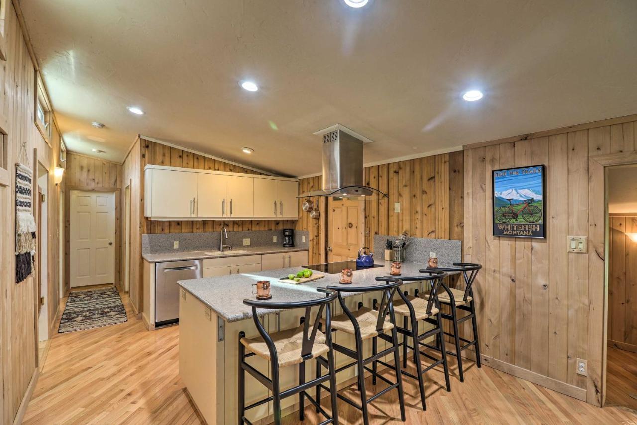 Spacious Whitefish Getaway Hike, Ski, Bike And More Vila Exterior foto